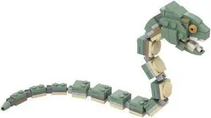 ZITIANYOUBUILD Basilisk Model 108 Pieces Building Toy from Movie about Magic MOC