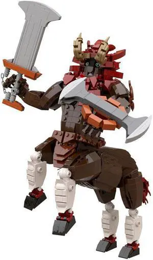 ZITIANYOUBUILD Lynel Game Monster Species of Centaur Model 1045 Pieces Building Toys MOC