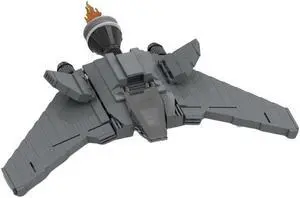 ZITIANYOUBUILD F-302 Fighter Interceptor 347 Pieces Building Kit from Sci-Fi Movie MOC