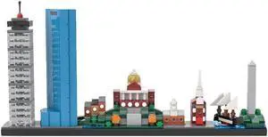 ZITIANYOUBUILD Boston Skyline City Skyline Architecture 455 Pieces Building Toys MOC