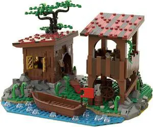 ZITIANYOUBUILD A Small Camp Building Toys Set Expansion for Castle 754 Pieces MOC