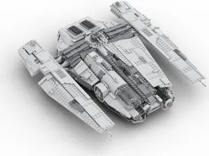 ZITIANYOUBUILD Haulcraft Ship Building Kit 1597 Pieces from Movie Series MOC