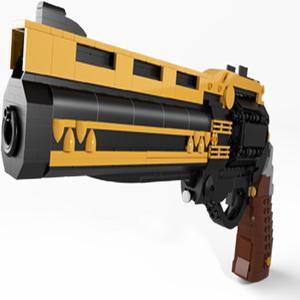 ZITIANYOUBUILD Life Size Replica of the Exotic: The Last Word, from Destiny and Destiny Featuring Moving Trigger and Swivel out Cylinder with Reloadable Cartridge 840 Pieces