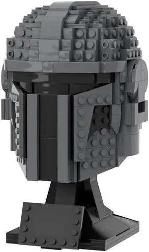 ZITIANYOUBUILD Helmet Statue 608 Pieces from TV Show for Collection Building Toys MOC