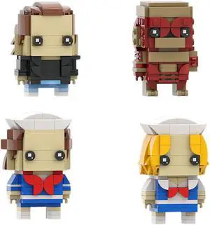 ZITIANYOUBUILD 4-in-1 Horror Movie Character Model 601 Pieces Building Toys MOC