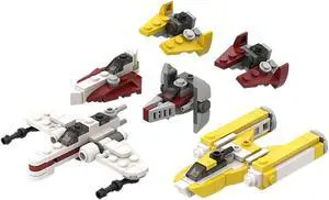ZITIANYOUBUILD Micro Republic Fighter Toys Sets & Packs for Collection 211 Pieces MOC