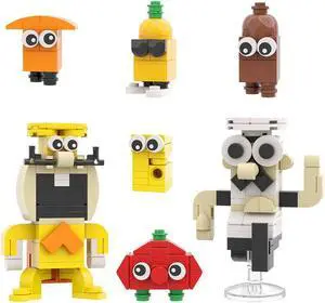 ZITIANYOUBUILD 7-in-1 Game Character from Action Platformer Game 257 Pieces MOC