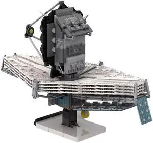 ZITIANYOUBUILD MOC-77613 James Webb Space Telescope (JWST) Infrared Astronomy Telescope Model with Base 4514 Bricks 100% Compatible with LEGO Brand New and High Quality