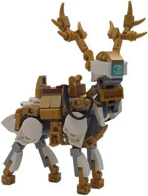 ZITIANYOUBUILD BuilMoc Mechanised Deer Mount /White-Tailed Buck Model 162 Pieces MOC