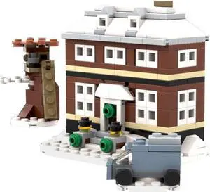 ZITIANYOUBUILD The Microscale McCallister House Model 295 Pieces Building Toys Set MOC