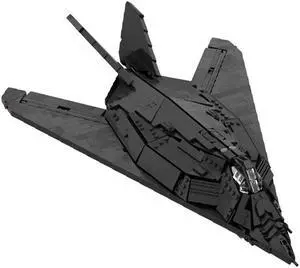 ZITIANYOUBUILD F-117 Nighthawk Airplane 1134 Pieces Building Toys Set 1:40 Scale MOC