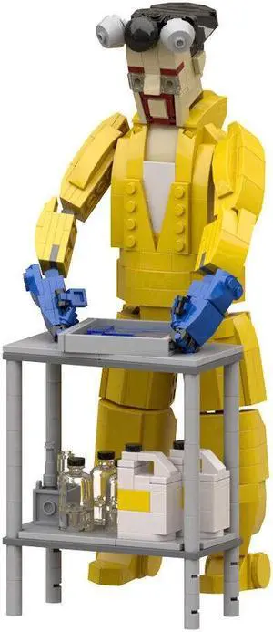 ZITIANYOUBUILD High School Chemistry Teacher and LAB Model from TV Show 577 Pieces MOC