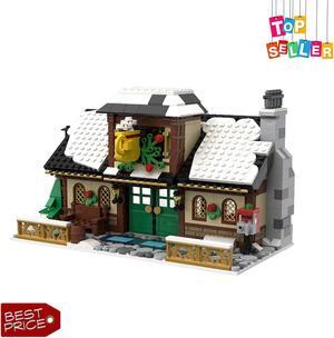 ZITIANYOUBUILD Modular Buildings Winter Village Cafe Model 1002 Pieces Building Toys MOC