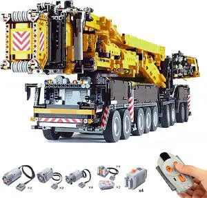 ZITIANYOUBUILD Liebherr LTM 11200 Crane with Power Functions Kits 8128 Pieces MOC