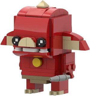 ZITIANYOUBUILD Red Bokoblin Monster Character Model Building Kit 98 Pieces MOC