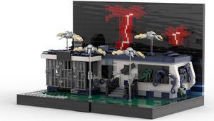 ZITIANYOUBUILD Eddie Munson's Campervan 1076 Pieces from Science Fiction Horror MOC