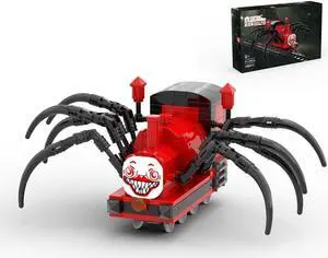 ZITIANYOUBUILD Red Train Building Toys Set with Box, Sticker and Paper Instructions MOC