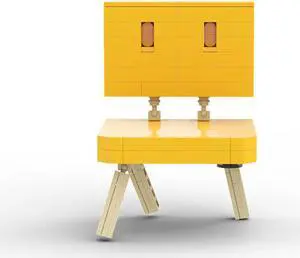 ZITIANYOUBUILD Three-legged Chair Main Character 119 Pieces from Anime Film MOC