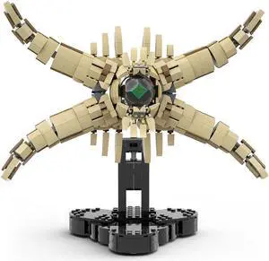 ZITIANYOUBUILD Game Monster Sculpture with Removable Stand 1043 Pieces Building Toys MOC