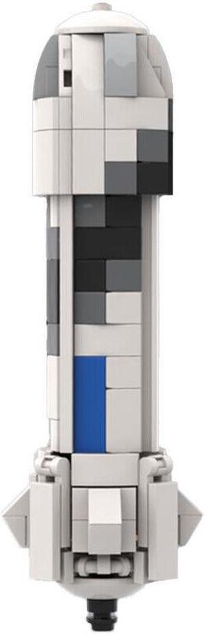 ZITIANYOUBUILD Suborbital Manned Rocket with Crew Compartment 190 Pieces 1:110 Scale MOC