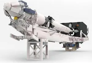ZITIANYOUBUILD SpaceX Falcon 9 Transporter Erector (TE) 1/110 Scale Rocket and Launch Vehicle Mobile System with Launch Tower 1298 Pieces 100% Compatible with LEGO Brand New and High Quality