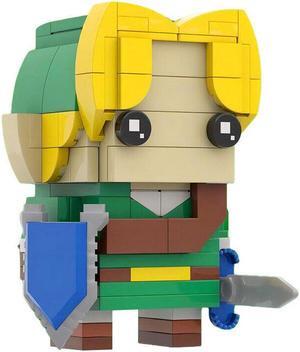 ZITIANYOUBUILD The Link Model with Shield and Sword 155 Pieces from Adventure Game MOC