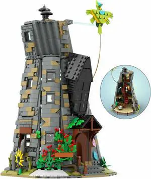 ZITIANYOUBUILD Modular House Hut 1207 Pieces from Movie about Magic Building Toys MOC