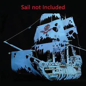 ZITIANYOUBUILD The Pirates Boat Model Made of Bones and Rotting Wood 2415 Pieces MOC
