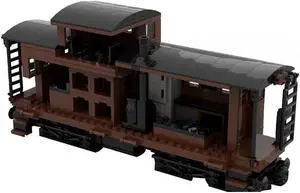 ZITIANYOUBUILD MOC-81647 C-40-3 Caboose Southern Pacific Edition C403 Caboose Train Model 594 Pieces 100% Compatible with LEGO Brand New and High Quality