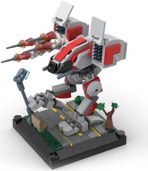 ZITIANYOUBUILD Micro-Mecha Diorama with Base 284 Pieces Building Toys from Game MOC