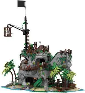 ZITIANYOUBUILD Forbidden Island Model 2953 Pieces for 6270 Building Kit Building Set MOC