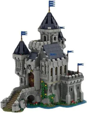 ZITIANYOUBUILD Black Castle Model 3284 Pieces Medieval Castle" Alternate Build MOC