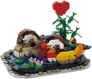 ZITIANYOUBUILD Yuanyang Lovebirds Model 532 Pieces Buiding Kit for the Valentine MOC