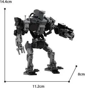 ZITIANYOUBUILD Robot Policemen Model 262 Pieces Building Kit Building Toys Set MOC