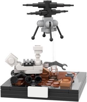ZITIANYOUBUILD The Mars 2020 Ingenuity Helicopter Robotic Drone 79 Pieces MOC