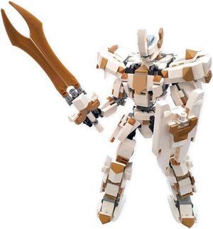 ZITIANYOUBUILD Mk2 Mech Robot Model with Sword and Shield 616 Pieces Building Toys MOC
