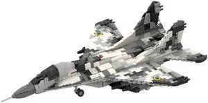ZITIANYOUBUILD Mig-29 "The Ghost of Kyiv" Fighter 1:35 scale Model 1333 Pieces MOC
