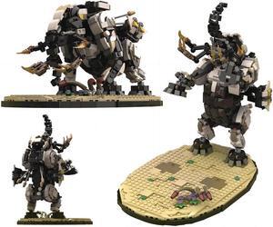 ZITIANYOUBUILD MOC-125382 Horizon Forbidden West Tremortusk Model with Terrain Stand 1203 Pieces 100% Compatible with LEGO Brand New and High Quality