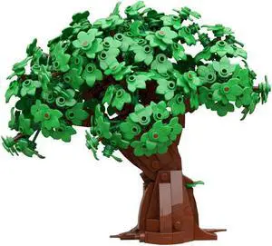 ZITIANYOUBUILD The Small Leafy Tree 670 Pieces Building Toys Set for Collection MOC
