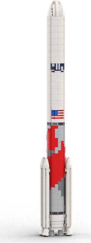 ZITIANYOUBUILD 1:110 Scale Two-stage-to-orbit Heavy-lift Launch Vehicle 1355 Pieces MOC