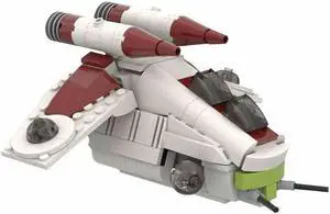 ZITIANYOUBUILD Ship Midi Scale LAAT/i from Movie 246 Pieces Building Toys Set MOC