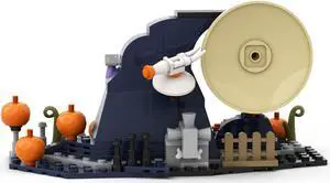 ZITIANYOUBUILD Pumpkin Haunted House for Christmas 167 Pieces Building Toys Kit MOC