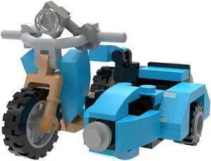 ZITIANYOUBUILD The Flying Magic Sidecar Model 46 Pieces Building Toys from Movie MOC