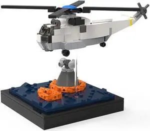 ZITIANYOUBUILD Recovery Mission with Helicopter 377 Pieces Building Toys Set MOC