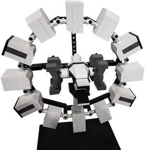 ZITIANYOUBUILD Spacecraft Model with Landers 690 Pieces from Sci-Fi Movie MOC