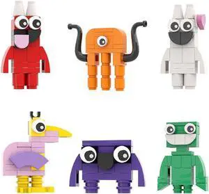 ZITIANYOUBUILD 6-in-1 Mini Monsters Set 134 Pieces from Indie Horror Game MOC