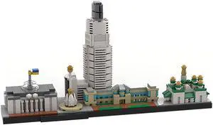 ZITIANYOUBUILD Kyiv (Kiev) Skyline Architecture Model 569 Pieces Building Toys Set MOC