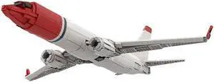 ZITIANYOUBUILD MOC-65055 Lego Norwegian 737-800 Aircraft Model with Interior 2256 Bricks Toys 1 51 Scale 100% Compatible with LEGO Brand New and High Quality