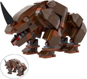 ZITIANYOUBUILD Mudhorn Large Horned Creatures 305 Pieces Building Toys Set MOC