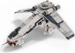 ZITIANYOUBUILD Republic Dropship V2 1307 Pieces for 75337 and 75019 Building Kit MOC